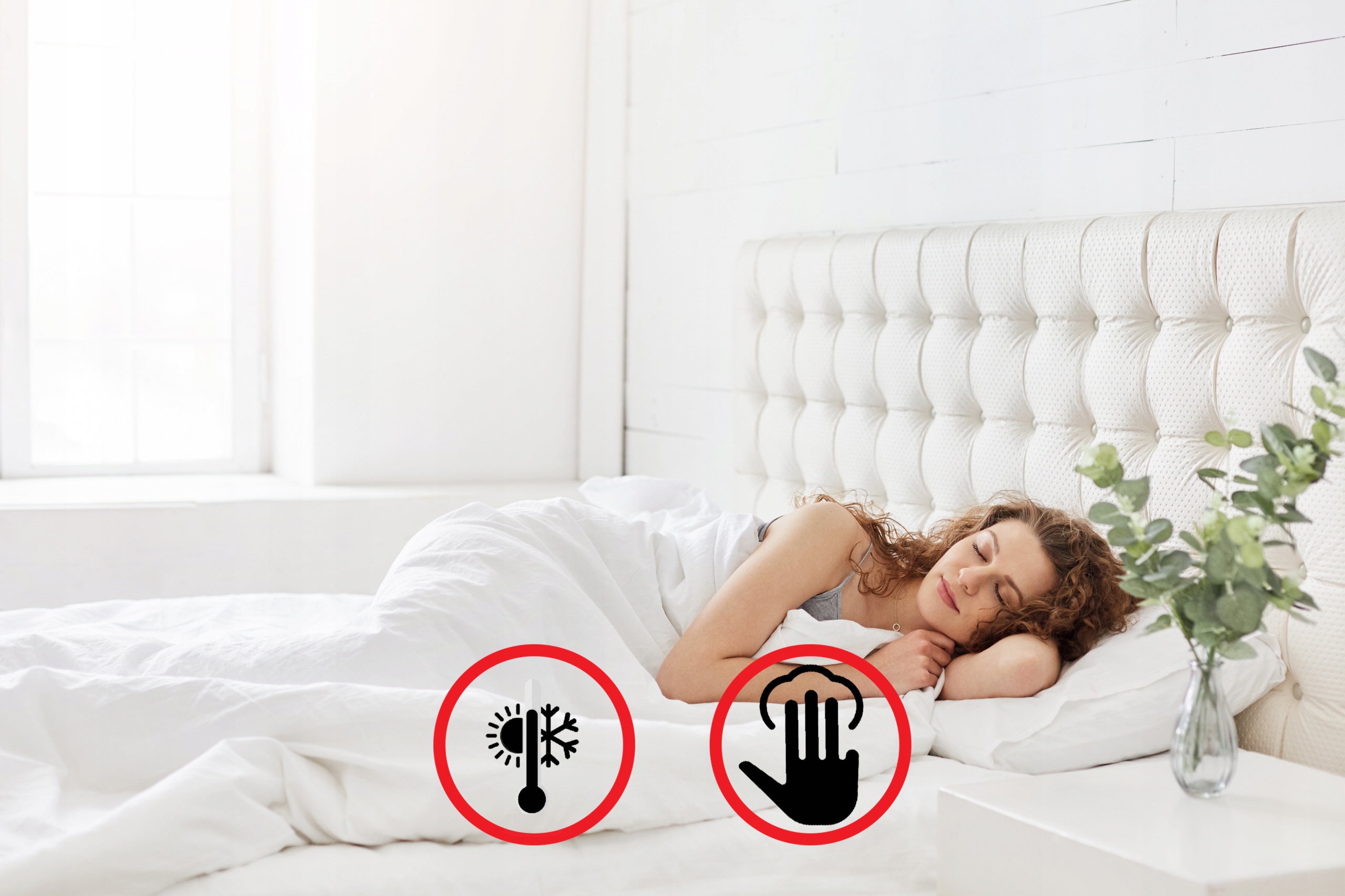 PODUSZKA ANTYALERGICZNA 40x80 PIKOWANA GRUBA A Długość 40 cm