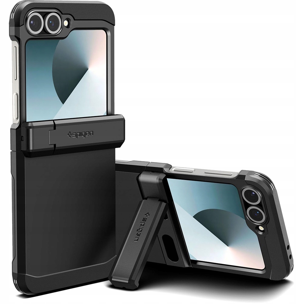 Puzdro pre Galaxy Z Flip7 Fe 6, Spigen Tough Armor Pro Mag, pancierové s nožičkou