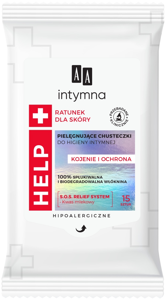 

Aa Help Chusteczki do higieny intymnej kojenie