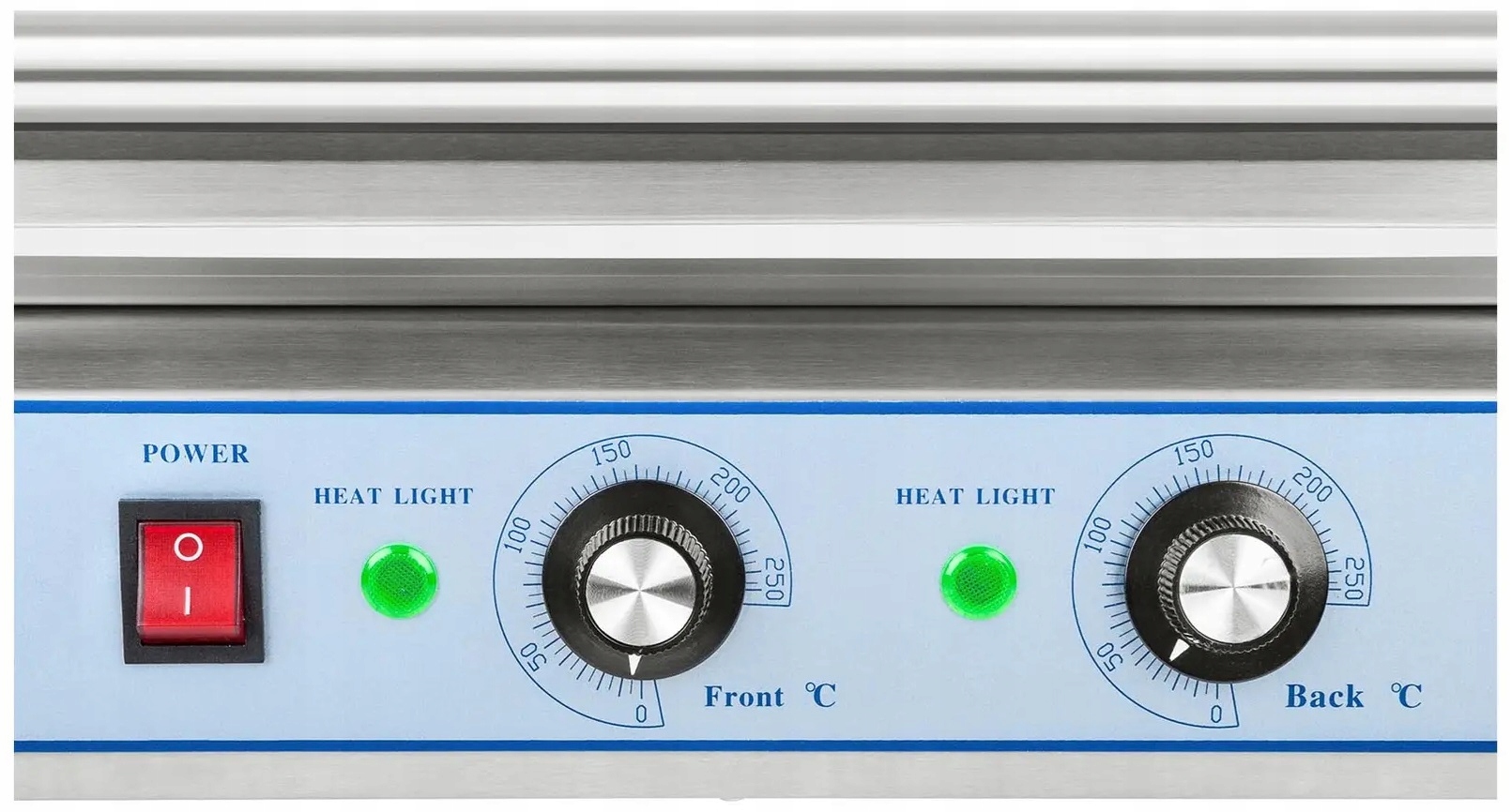 Grill rolkowy 11 rolek stal nierdzewna Royal Catering RCHG-11E 10010483