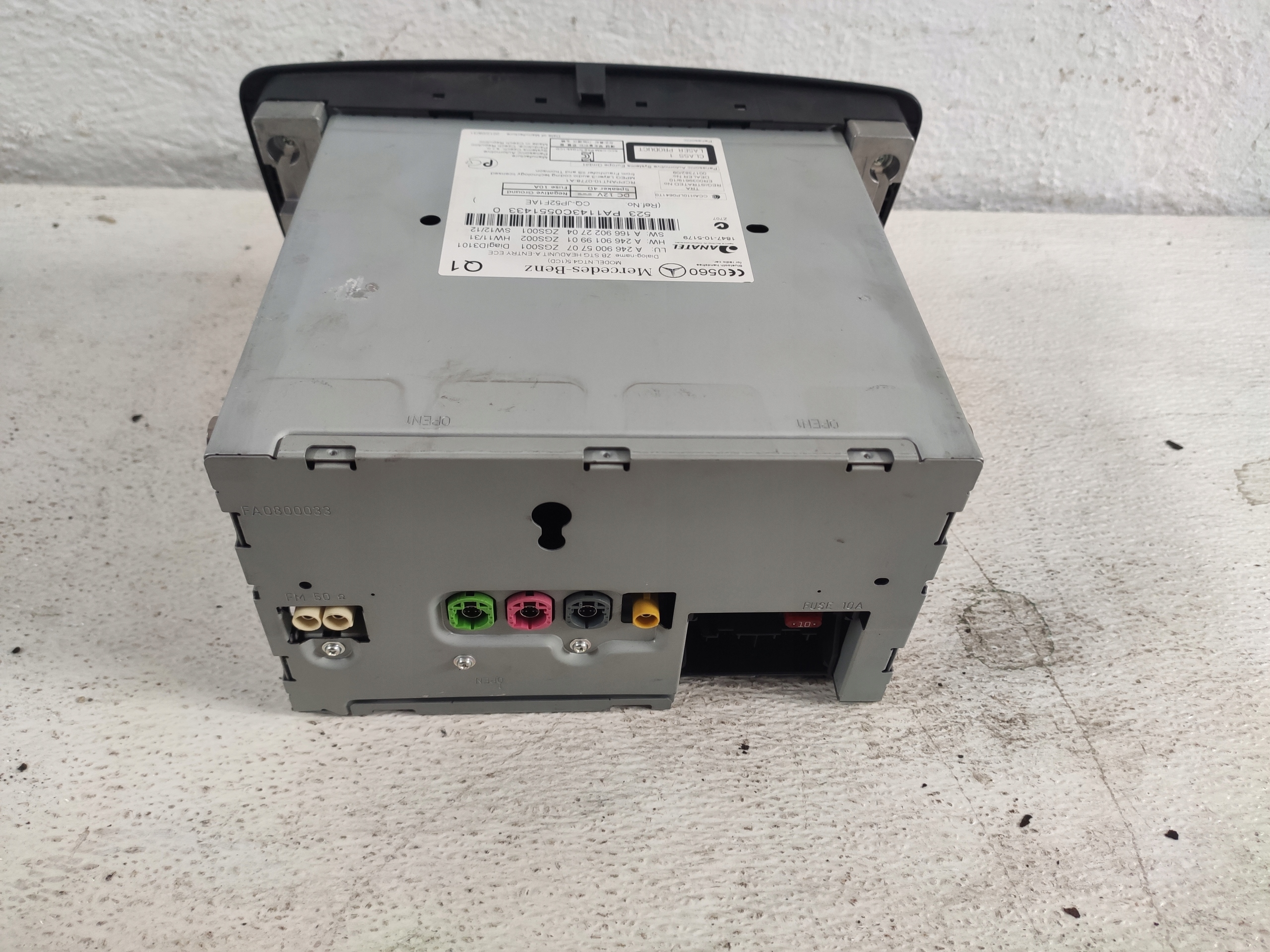 MERCEDES W176 W246 RADIO CD Navigation A2469005707