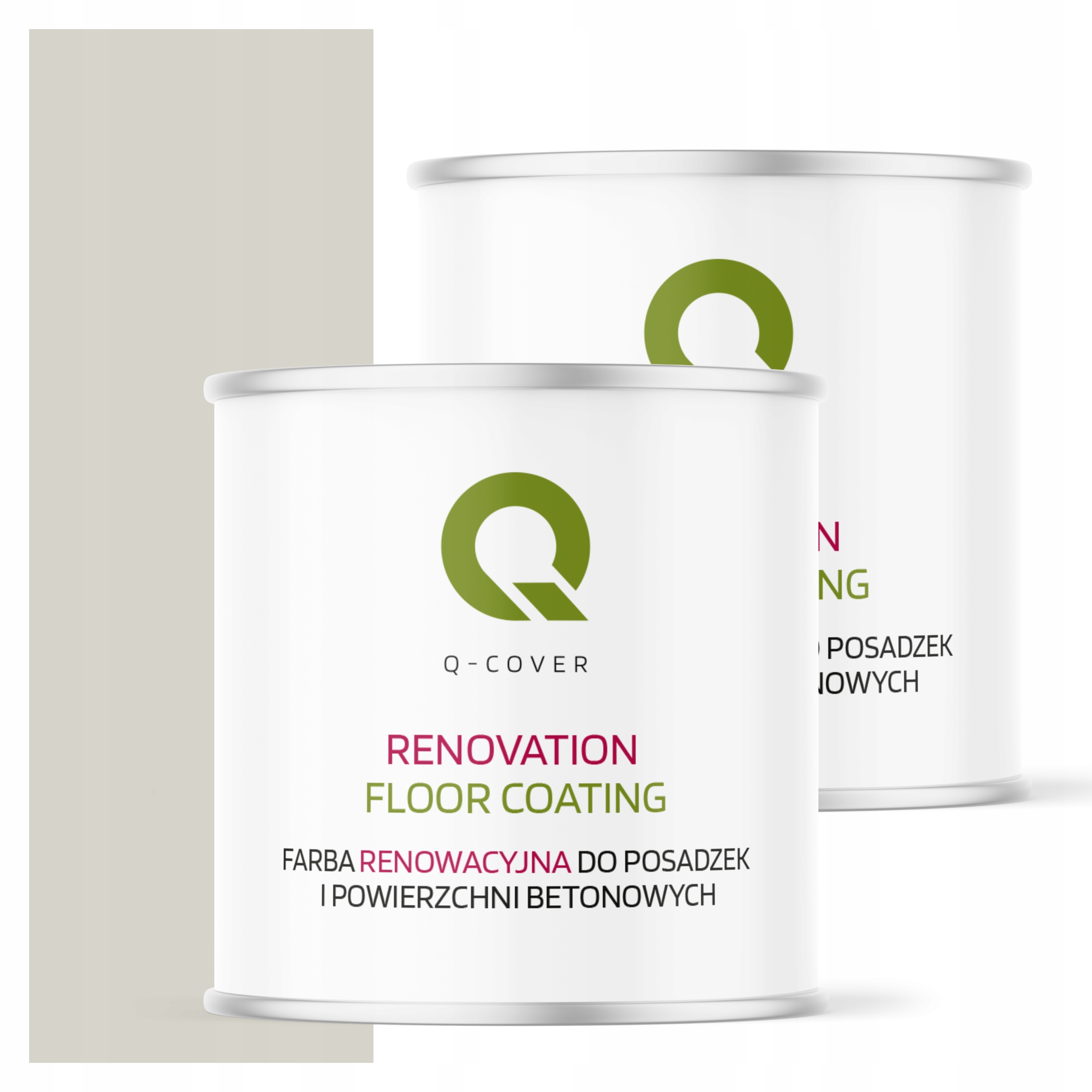 Ochranná farba na podlahy Renovačná biela šedá Ral 9002 polomatná 2,5L