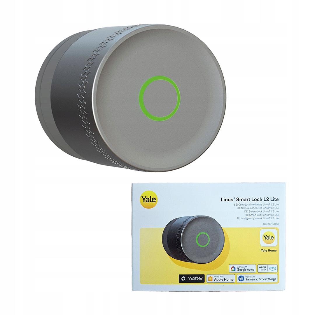 Elektronický inteligentný zámok Yale Linus Smart Lock L2 Lite strieborný