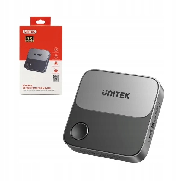 Unitek V1162B01 Bezdrátový vysílač Hdmi 4K 60Hz, dosah až 8 m