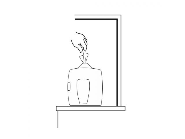 MERIDA ONE POJEMNIK NA RĘCZNIKI PAPIEROWE W ROLCE Typ pojemnik