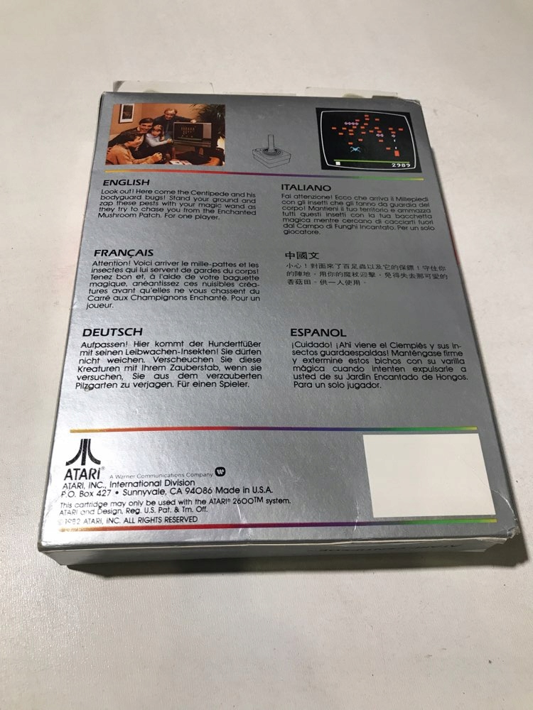 CENTIPEDE ATARI 2600 Wersja językowa Angielska