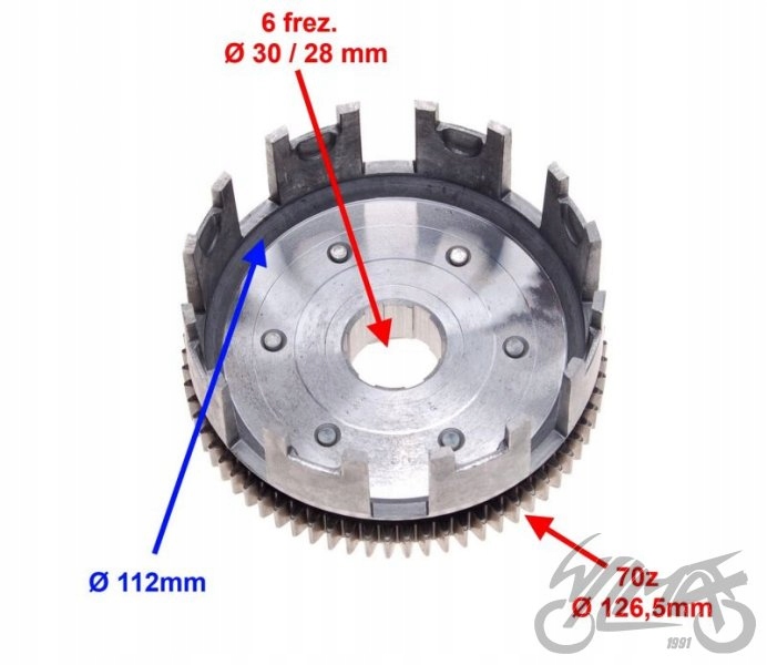 KOSZ SPRZEGLA GOLY ATV 250 ST 9E Part manufacturer other