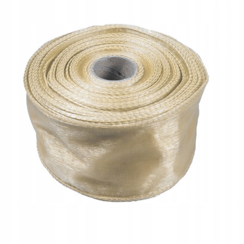 

Kremowa Taśma Wstążka z Organzy 4 cm 1 metr