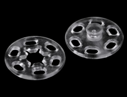 Zatrzaski plastikowe do przyszycia napy 13mm 10szt