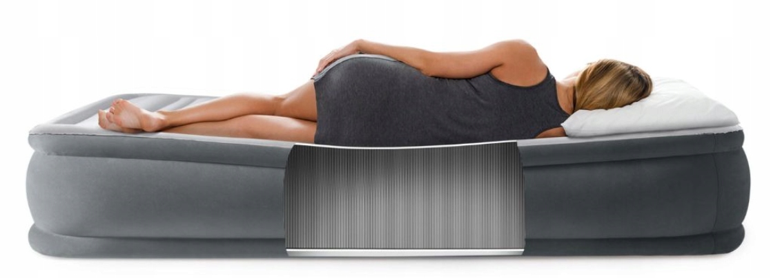 INTEX 67766 ND DMUCHANY MATERAC POMPKA 99x191x33cm Marka Intex