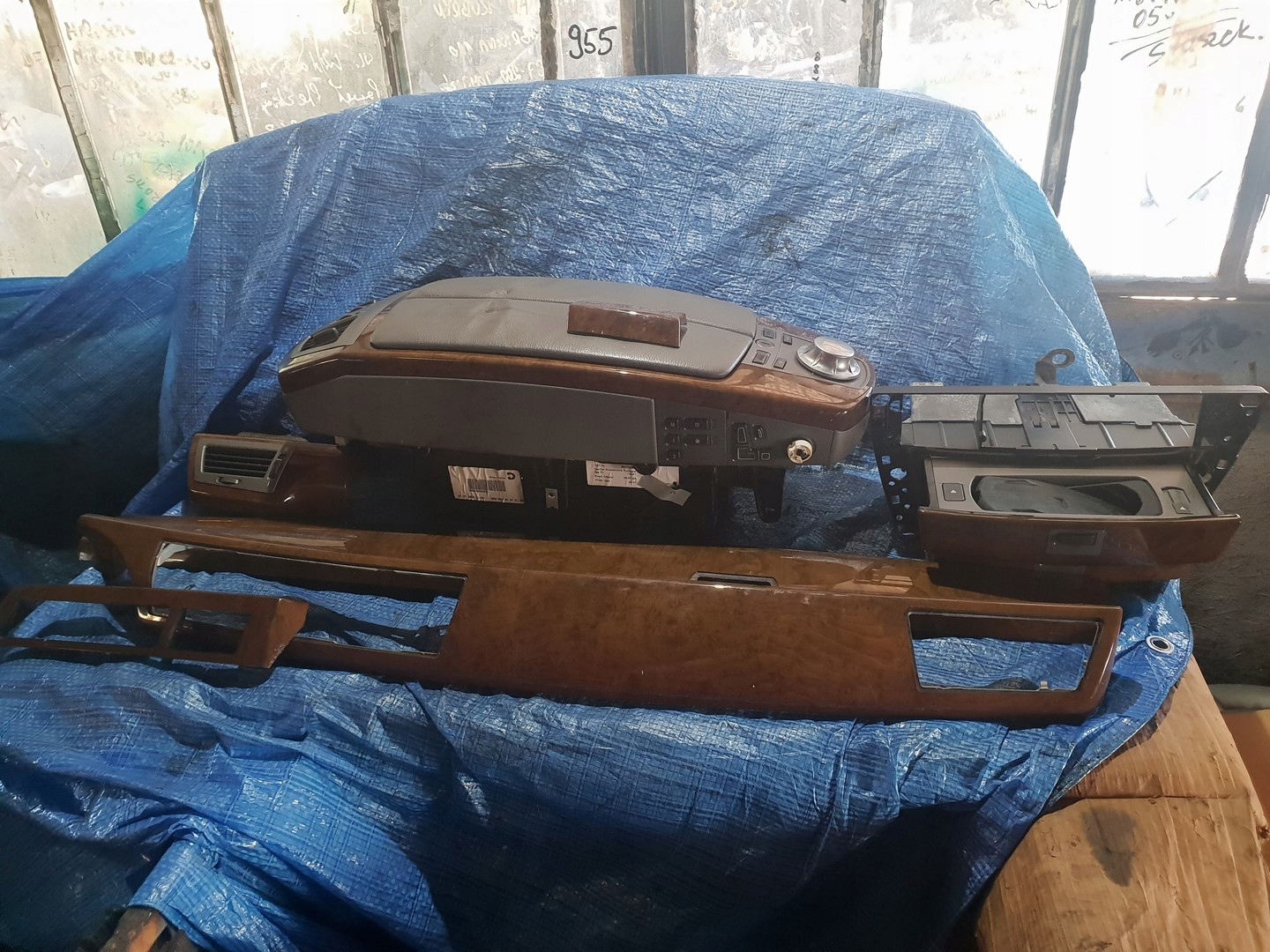 BMW E65 E66 молдинг молдинги декор дерево MMI Європа