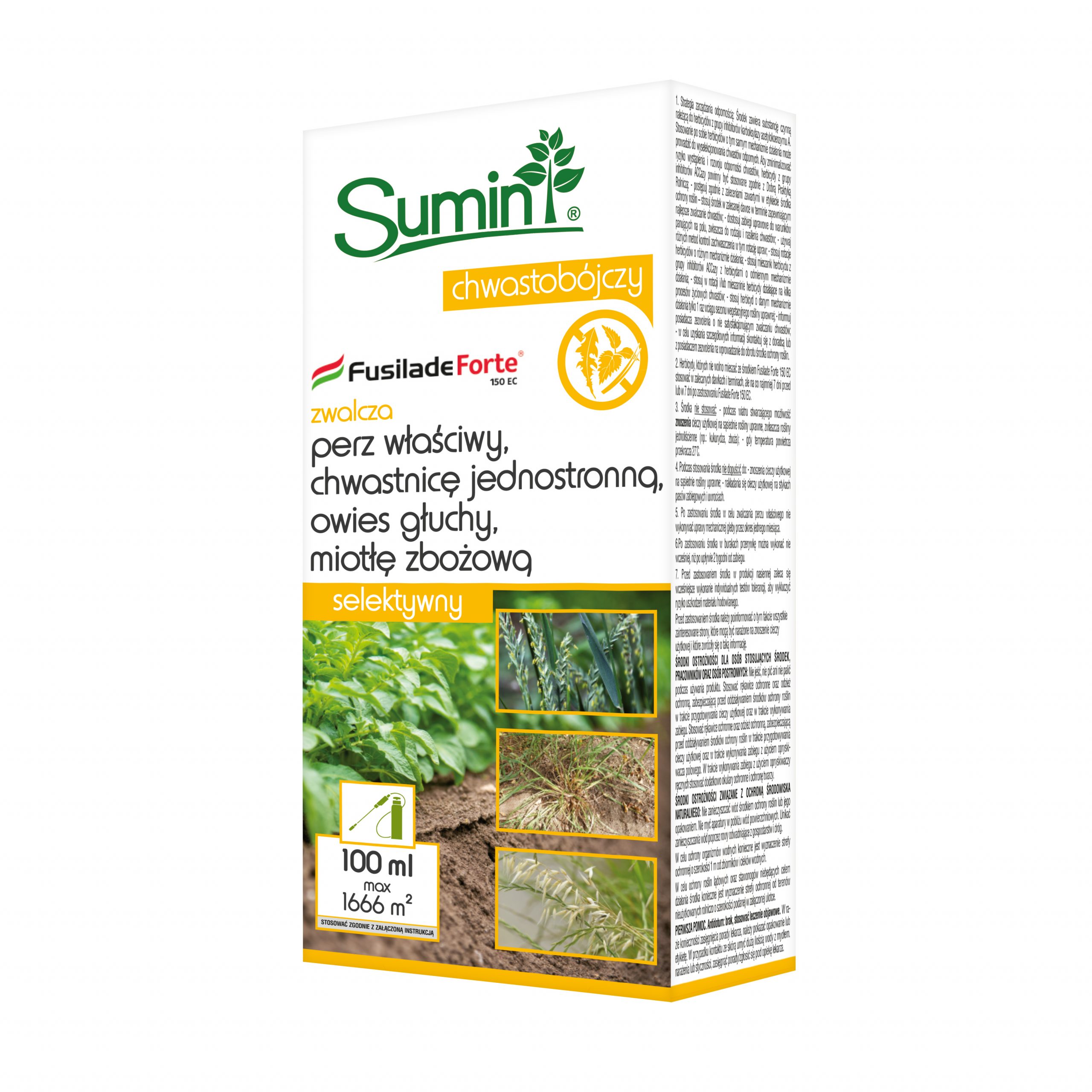 

Fusilade Forte 150 Ec Chwasty Jednoliścienne 100ml