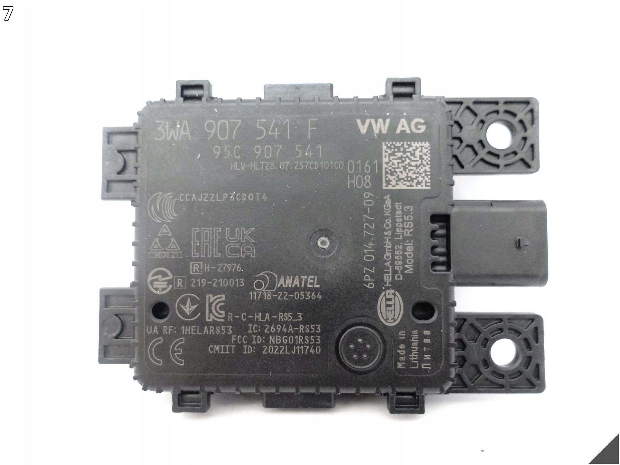 VW TIGUAN CT1 III 571 GOLF VIII SKODA SEAT RADAR sensor module SENSOR ACC