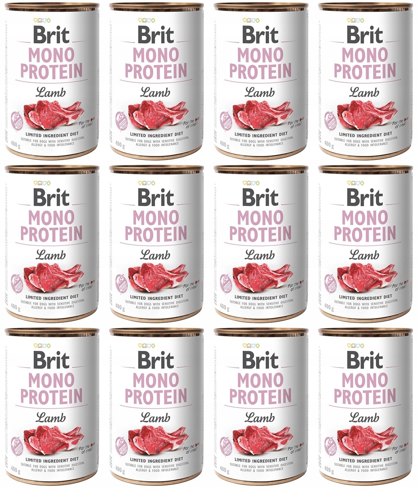 Levně Brit Mono Protein Lamb 12 x 400 g