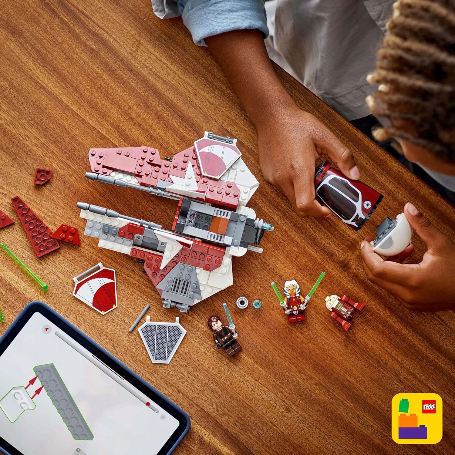 LEGO Star Wars 75401 – Interceptor Jedi Ahsoki + Anakin i R7-A7! Stan opakowania oryginalne