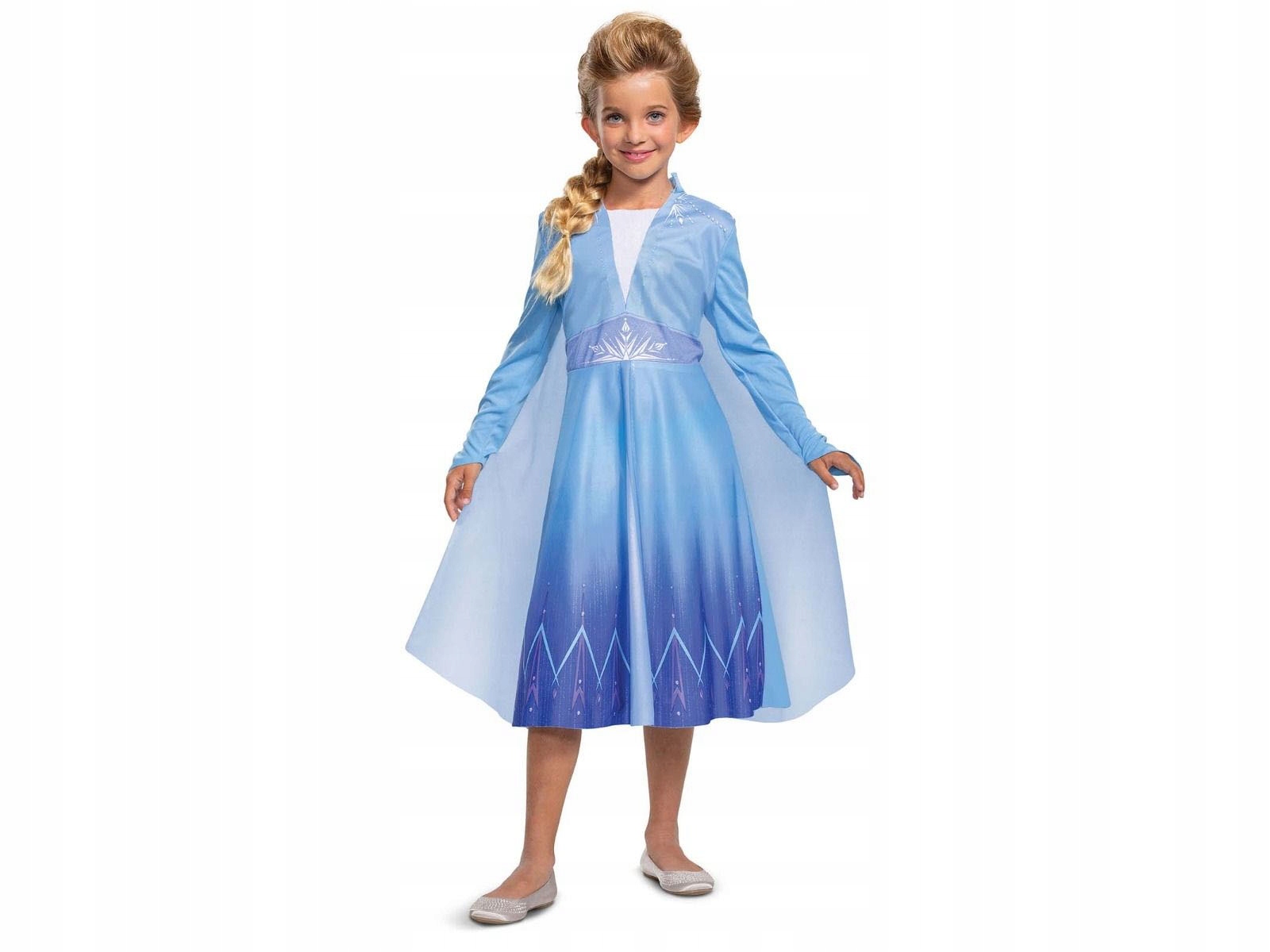 Kostium Strój Frozen Elsa Sukienka Roz. S