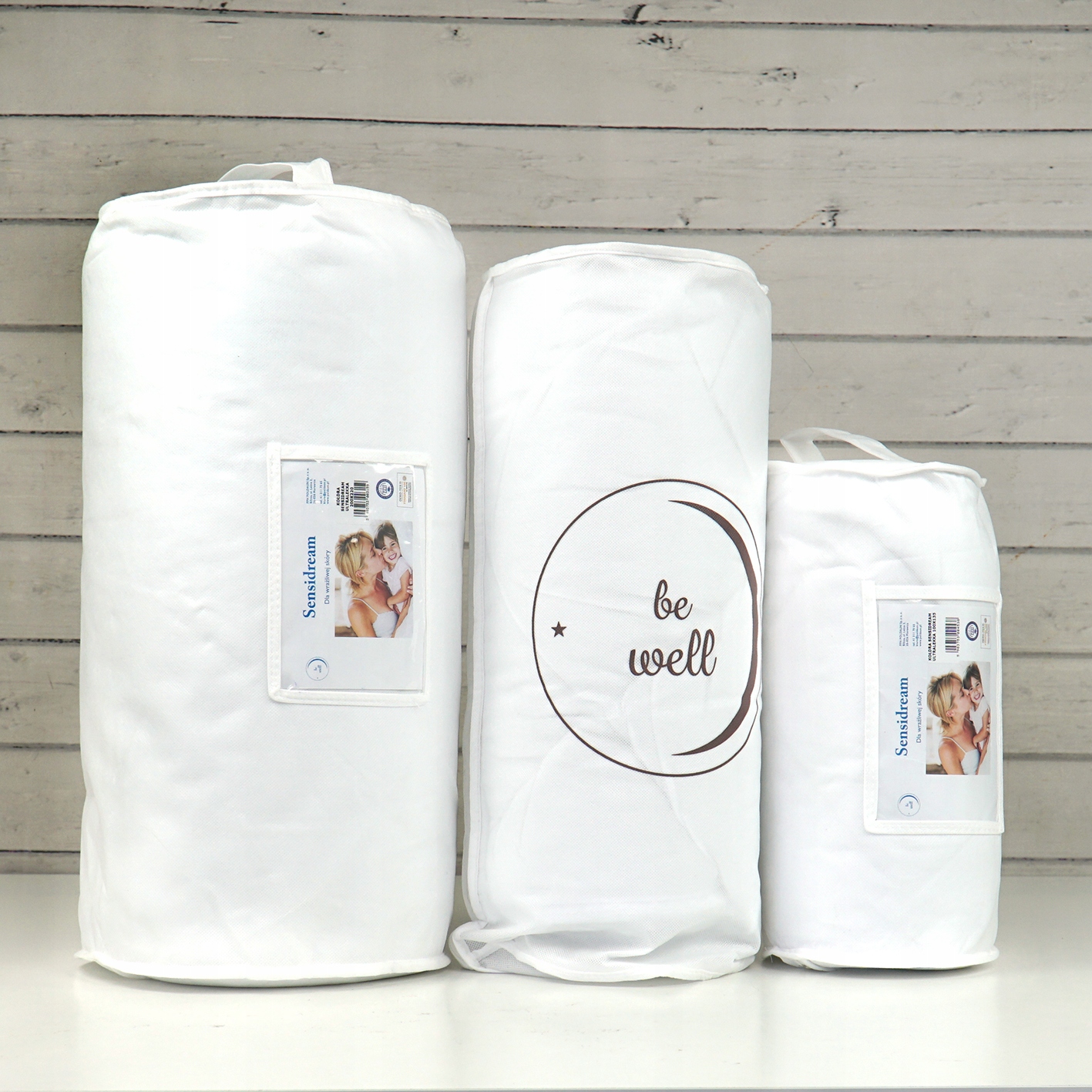 Polska Letnia Cienka Kołdra ULTRALEKKA 140x200 cm Kolor dominujący biel