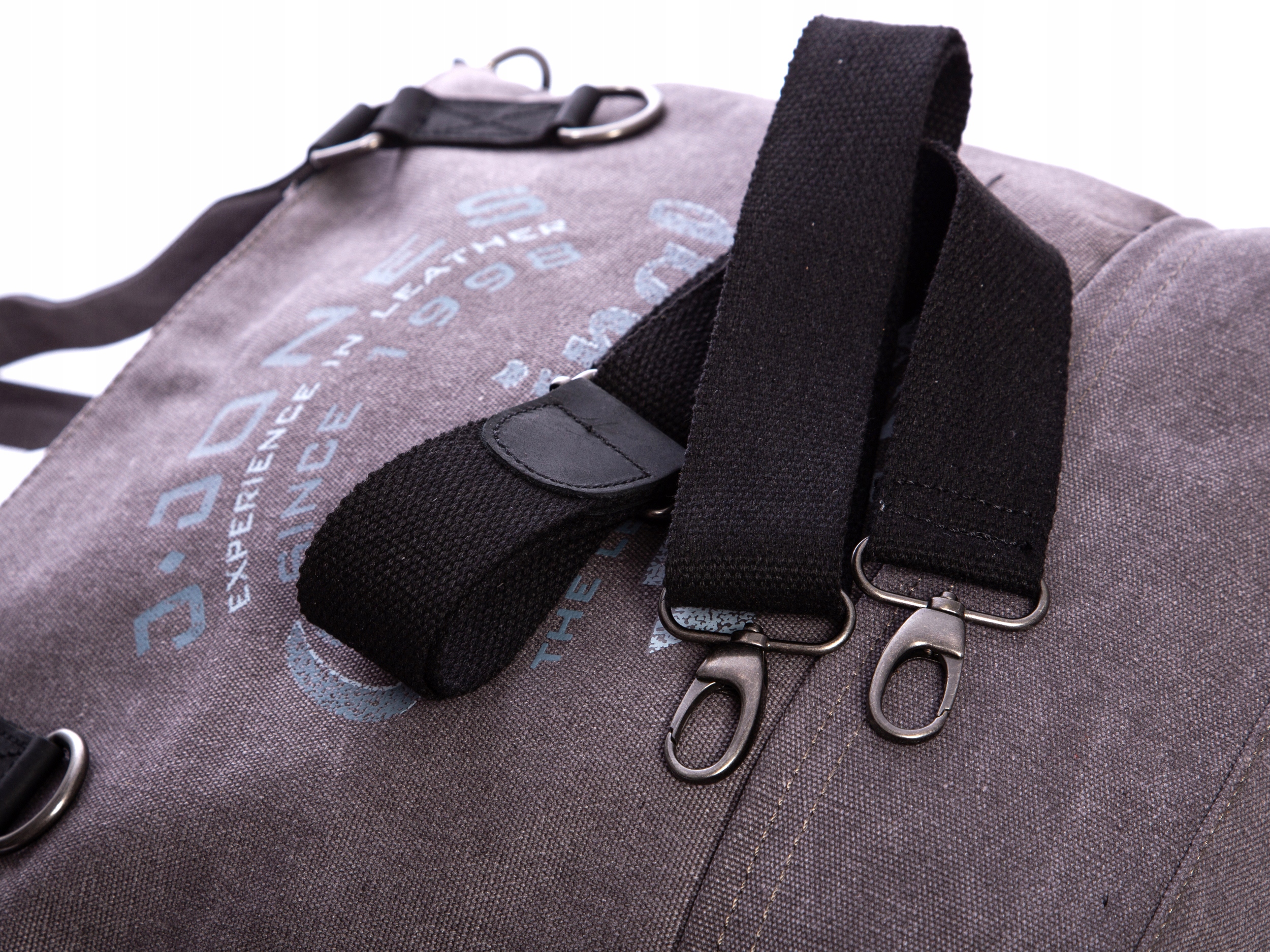 TORBA DAMSKA PŁÓCIENNA ZE SKÓRĄ SHOPPERKA A4 DUŻA Model 4531