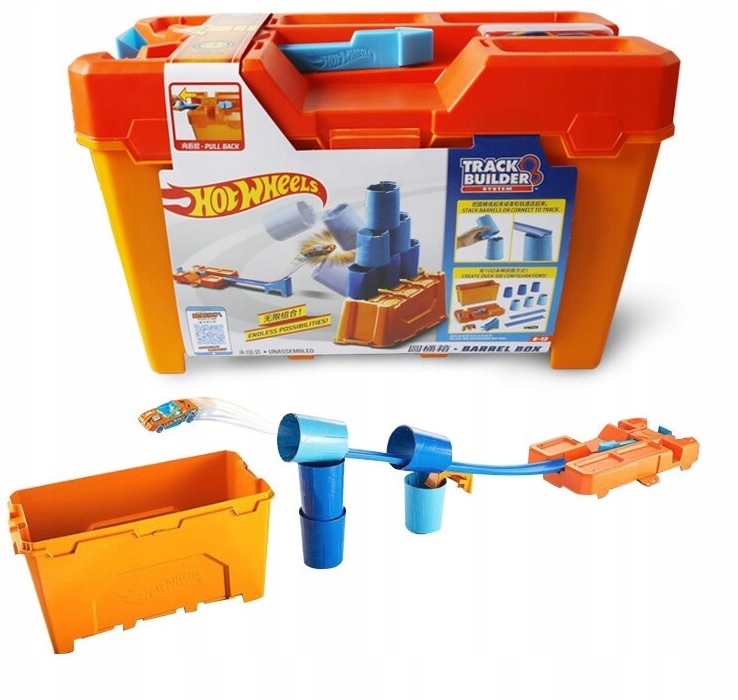 

Tor Hot Wheels Kaskaderskie Beczki Pudełko GCF91