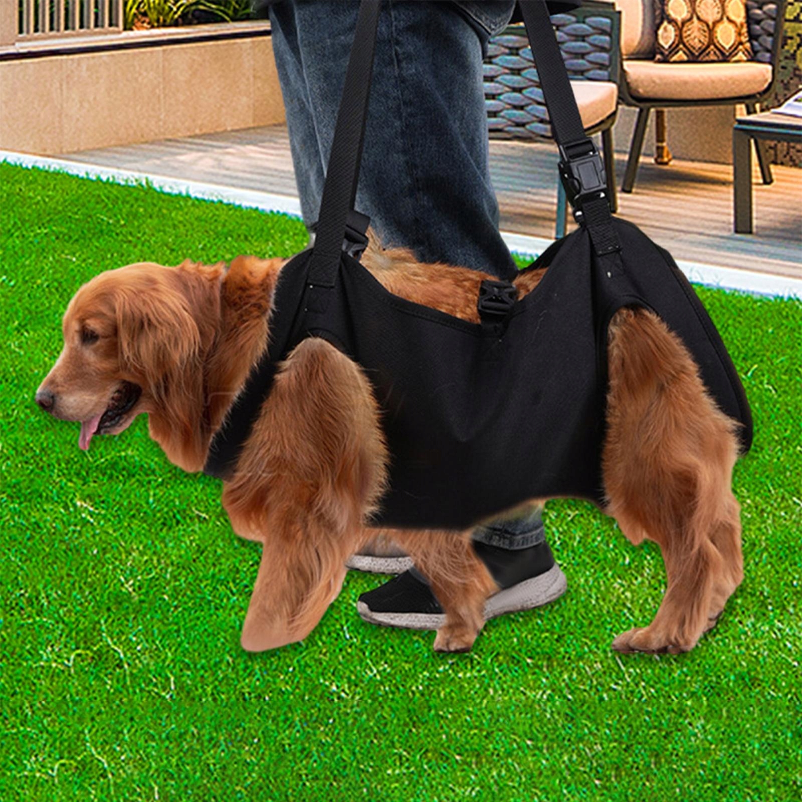 Rehabilitační zvedáky pro zvířata Vesta Oxford Cloth Dog Lift