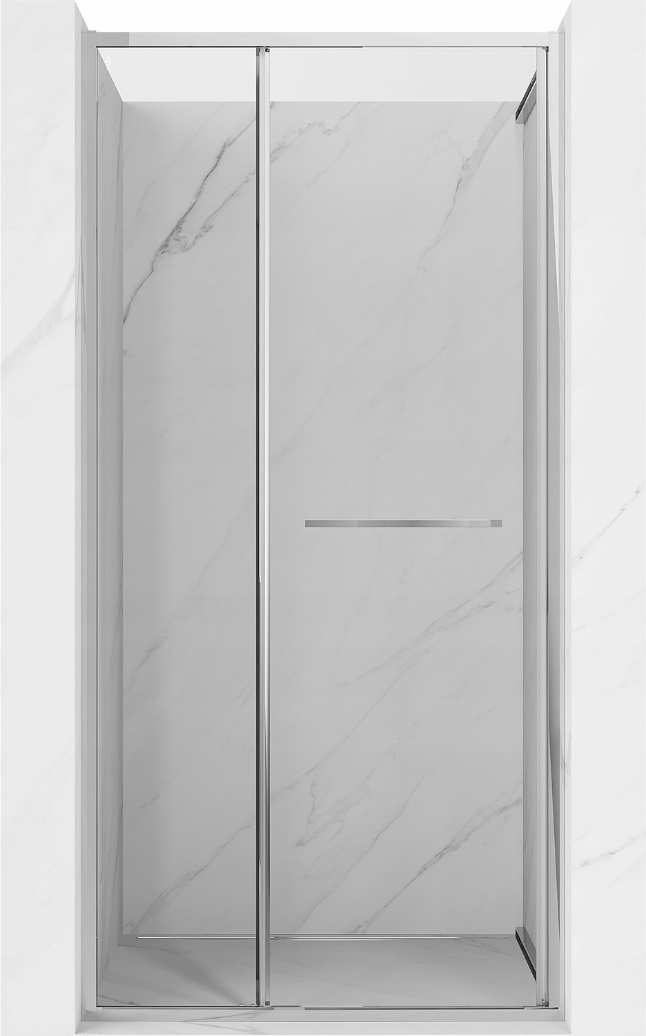 Mexen Linea drzwi prysznicowe rozsuwane 95 cm, transparent, chrom 8E1-095