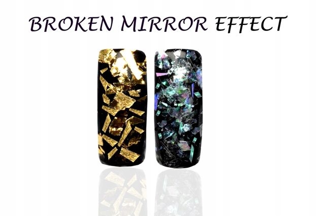 FOLIA HOLOGRAMOWA PŁATKI EFEKT SZKŁA 6 KOLORÓW Rodzaj Hologramy