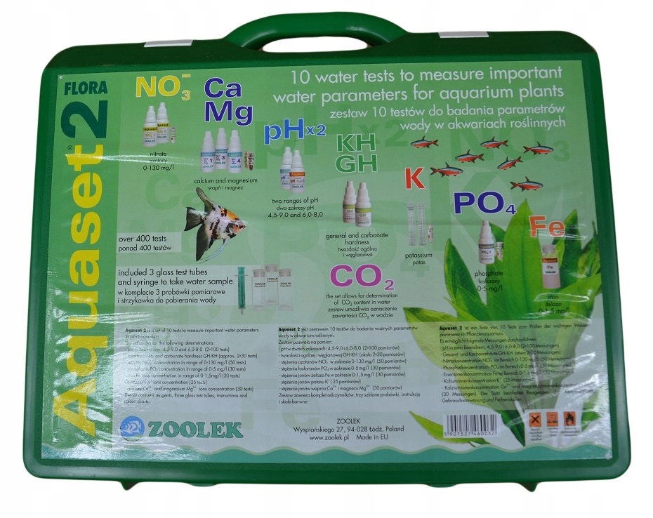 Zoolek Aquaset 2 Flora 10 Testów Walizka
