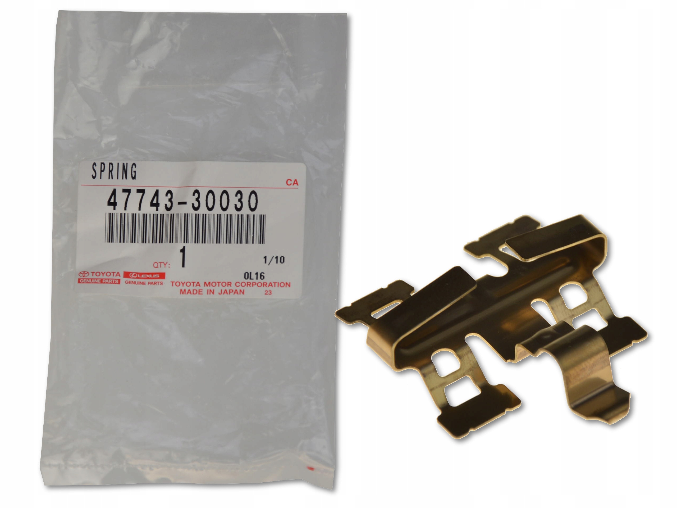 

Blaszka Montażowa Klocków Tył 47743-30030 Toyota