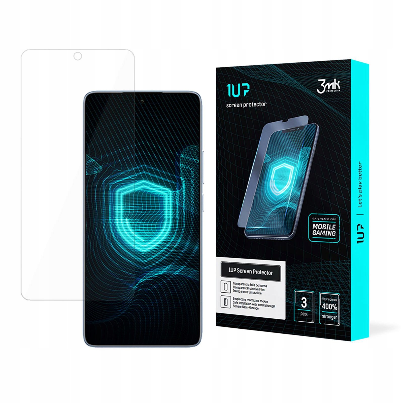 Folia dla graczy 3mk 1UP na Xiaomi 14T 14T Pro 3mk Protection