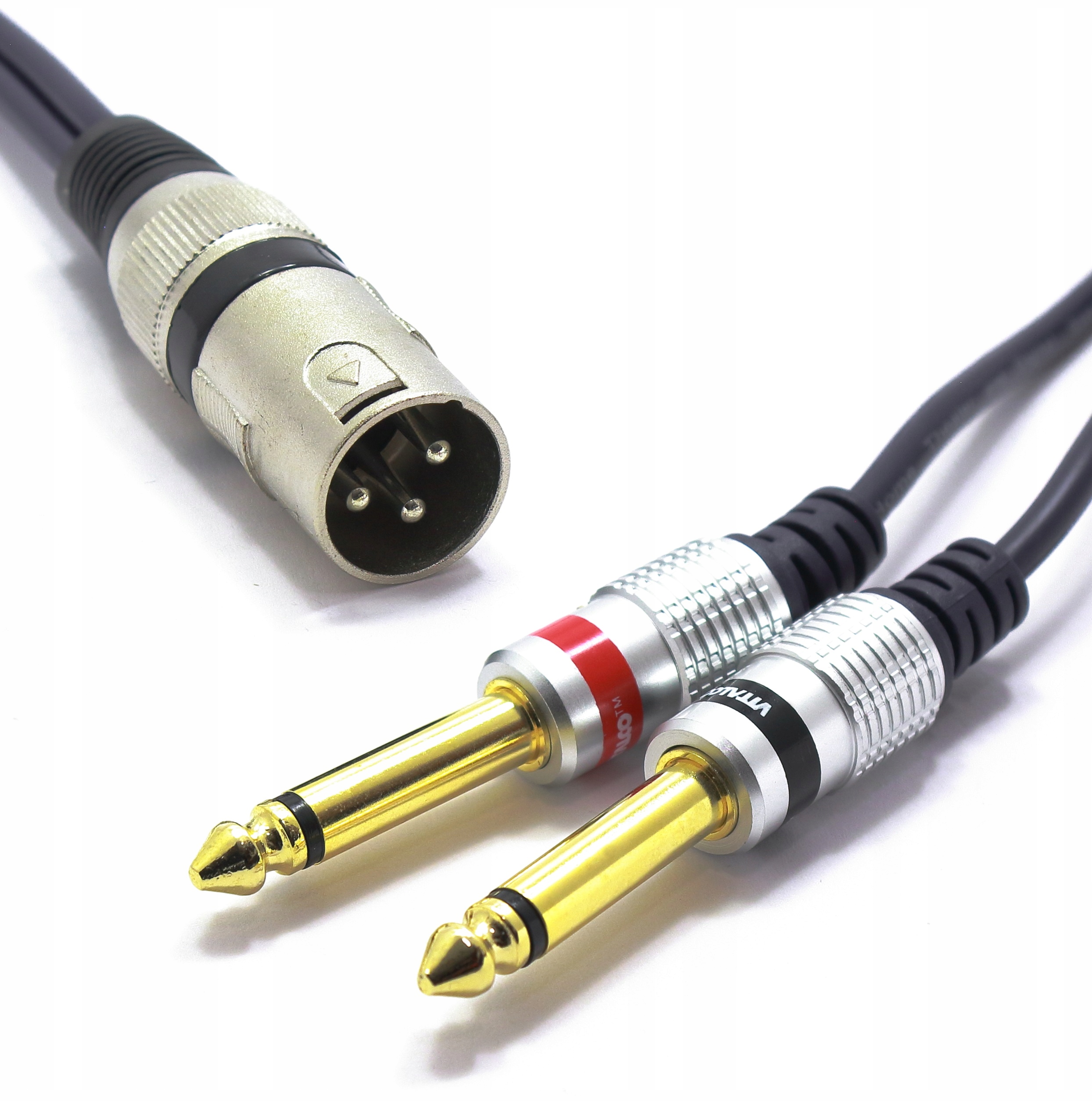 

Kabel Xlr Męski 2x Wtyk Jack 6.3 Mono Vitalco 1,5m