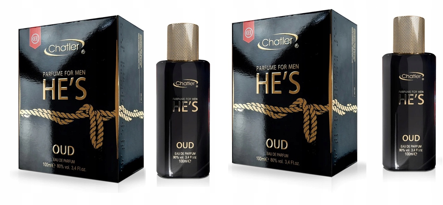 Chatler He's Oud 2x100 ml Edp Set