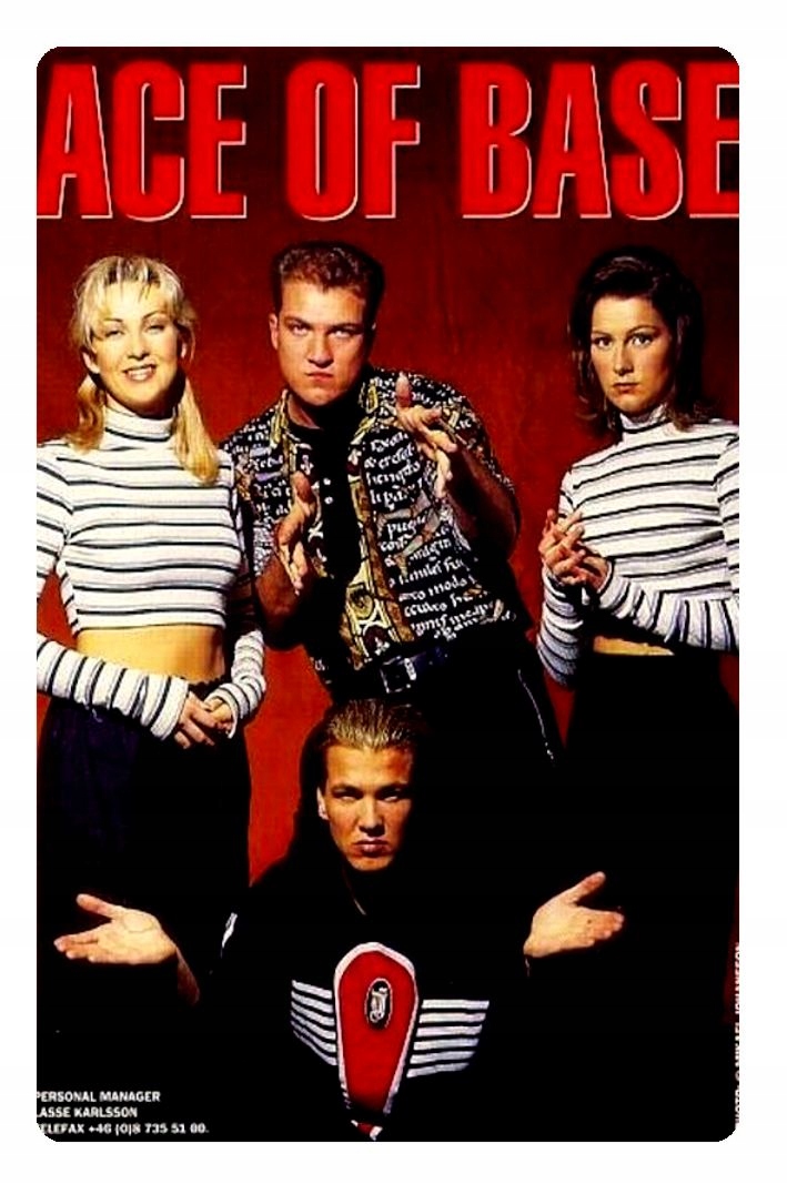 

Magnes na lodówkę lata 90 Ace of Base