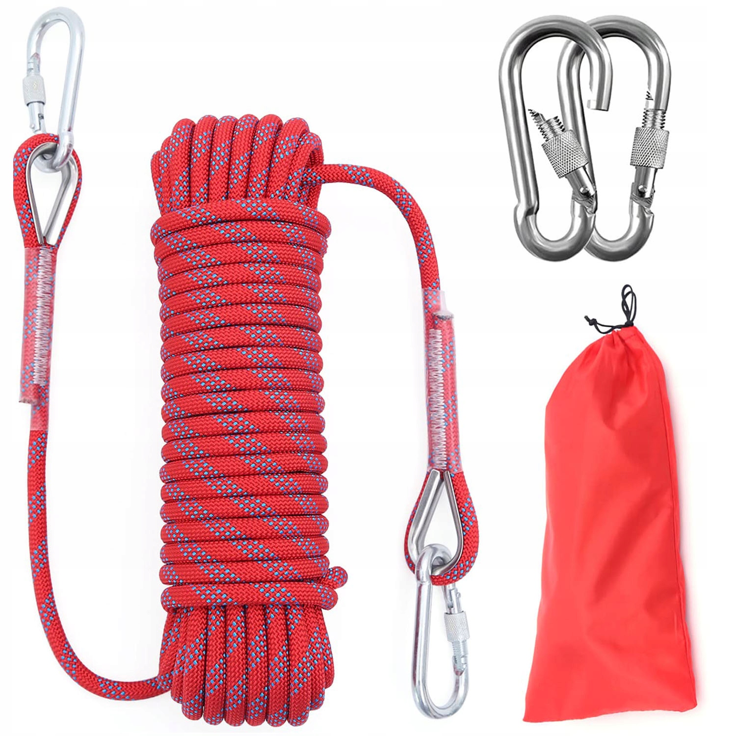 Linka Sznura Lina Wspinaczkowa 30M 12MM Kotwicząca Asekuracyjna Wspinaczk