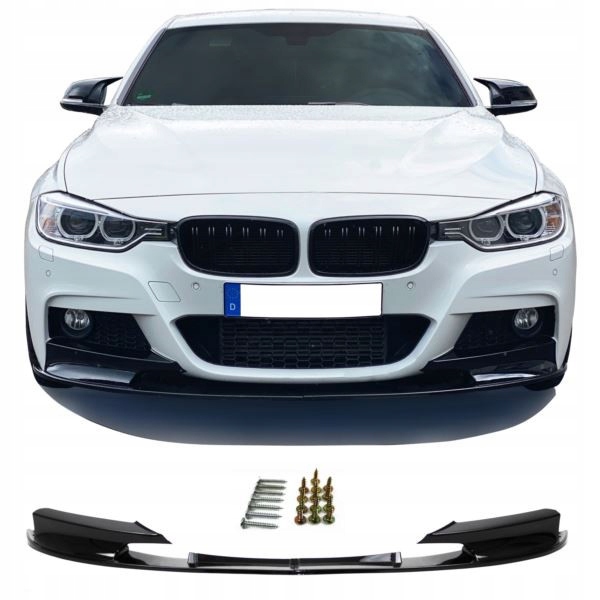 DOKŁADKA PRZEDNIA BMW F30 F31 11-18 TECH BLACK Producent części Inny