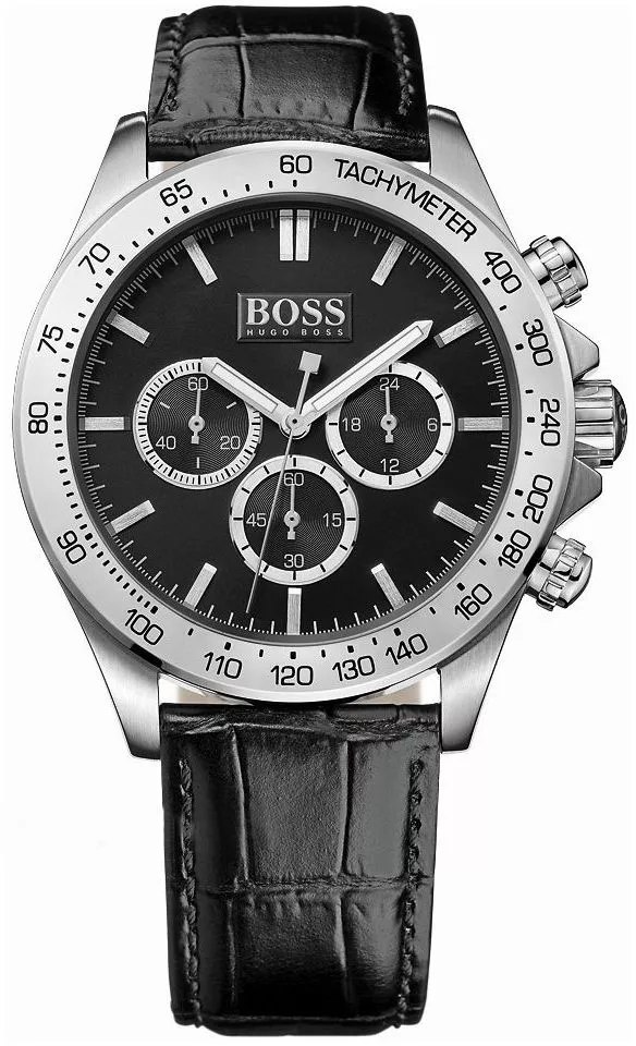 Pánské Hodinky Hugo Boss Chronograph 1513178 (zh032b) Box