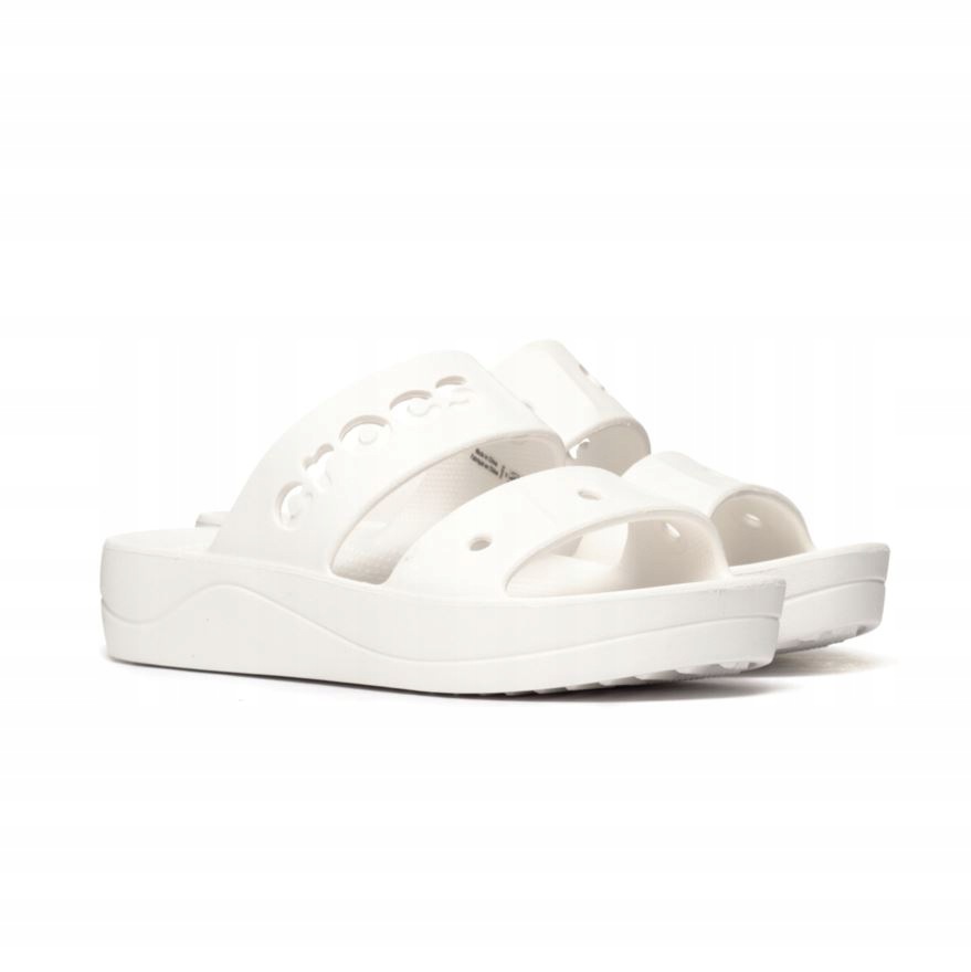 Crocs Baya Platform Sandal White 208188-100 41-42