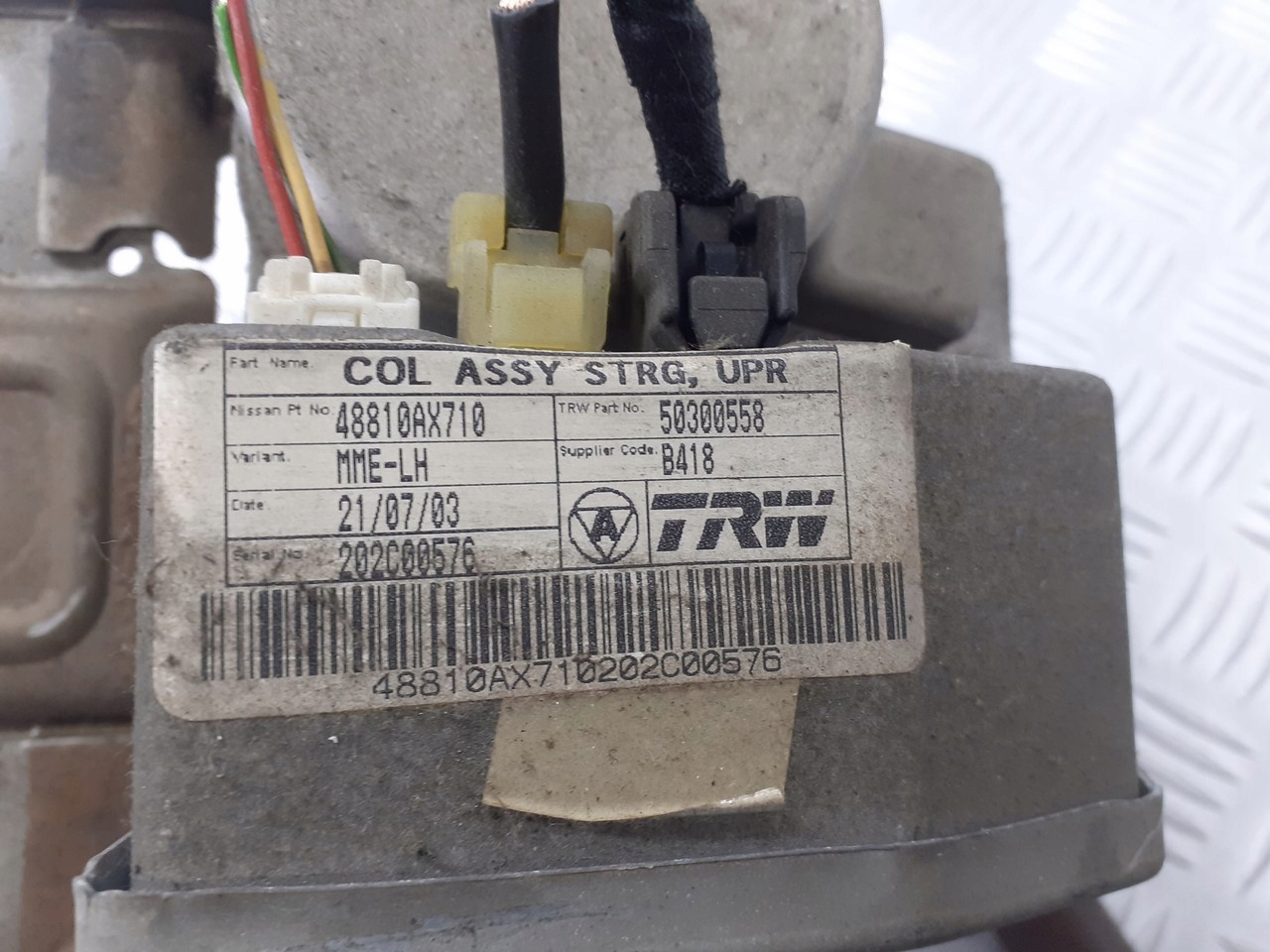 KOLUMNA KIEROWNICZA WSPOMAGANIE NISSAN MICRA K12 1.2 48810AX710 Producent części Nissan OE