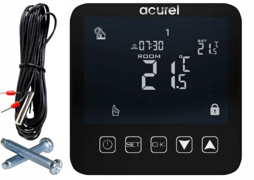 REGULATOR TEMPERATURY STEROWNIK DOTYKOWY TERMOSTAT