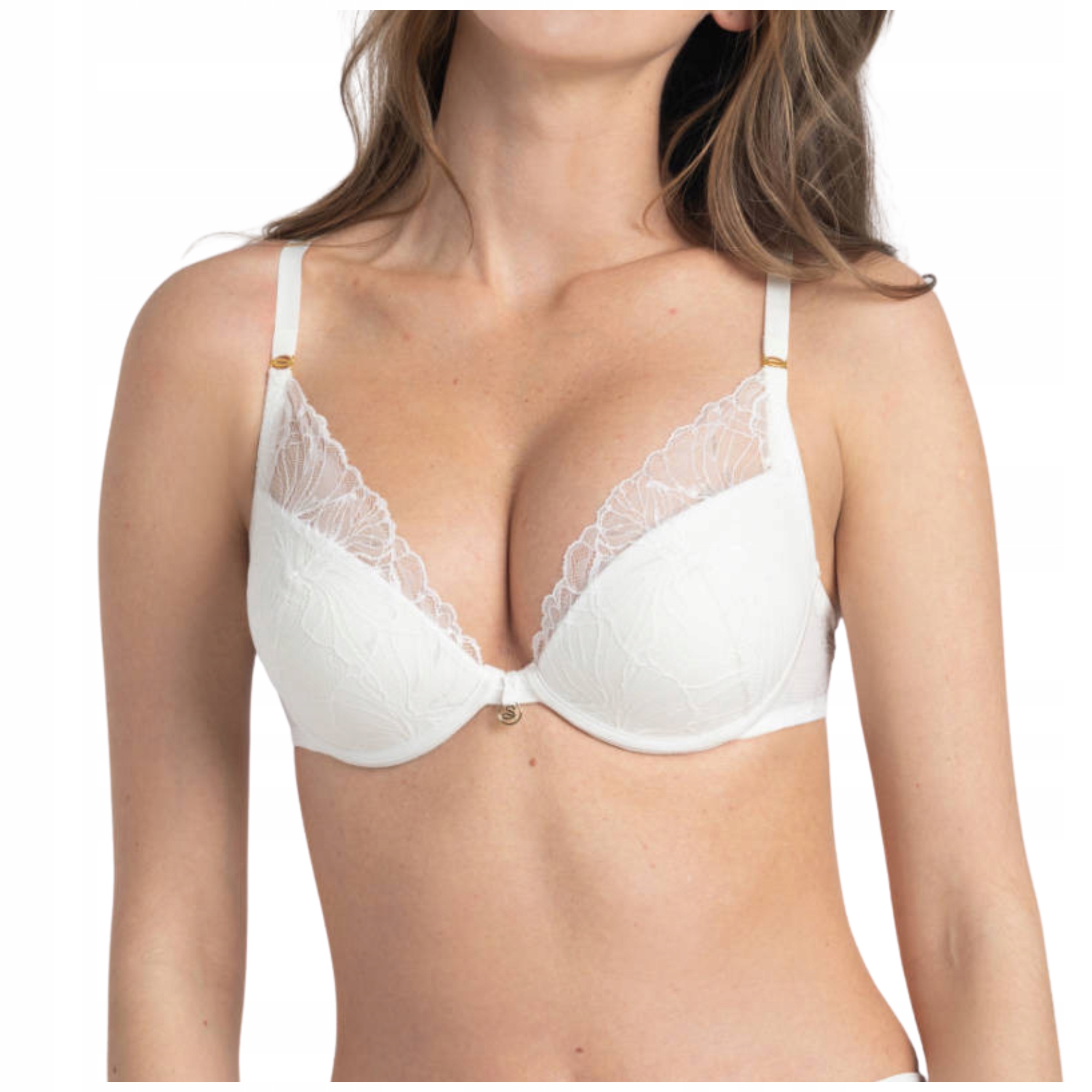 Krajková push-up podprsenka Samanta Harmony A479 65F