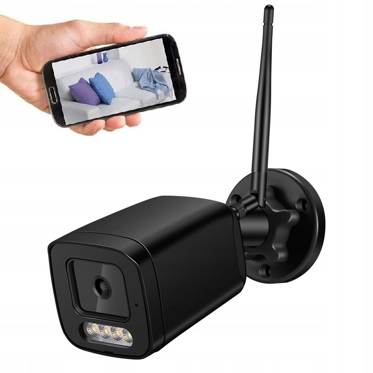 Bezdrôtová Vonkajšia Tubová Kamera Vodotesná IP66 WiFi 5MPX