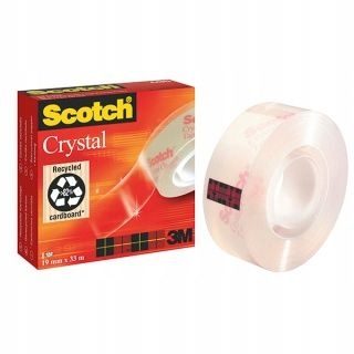 

Taśma 3M Scotch Crystal Clear 600, 19mm x 33m