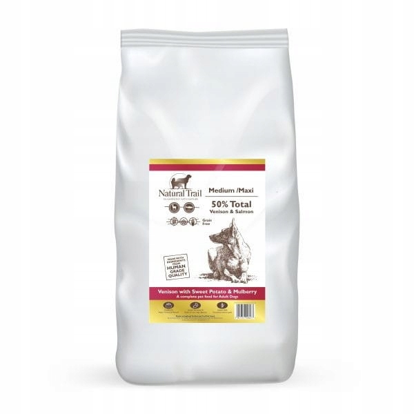 Natural Trail Gf Medium Dziczyzna Łosoś 12kg