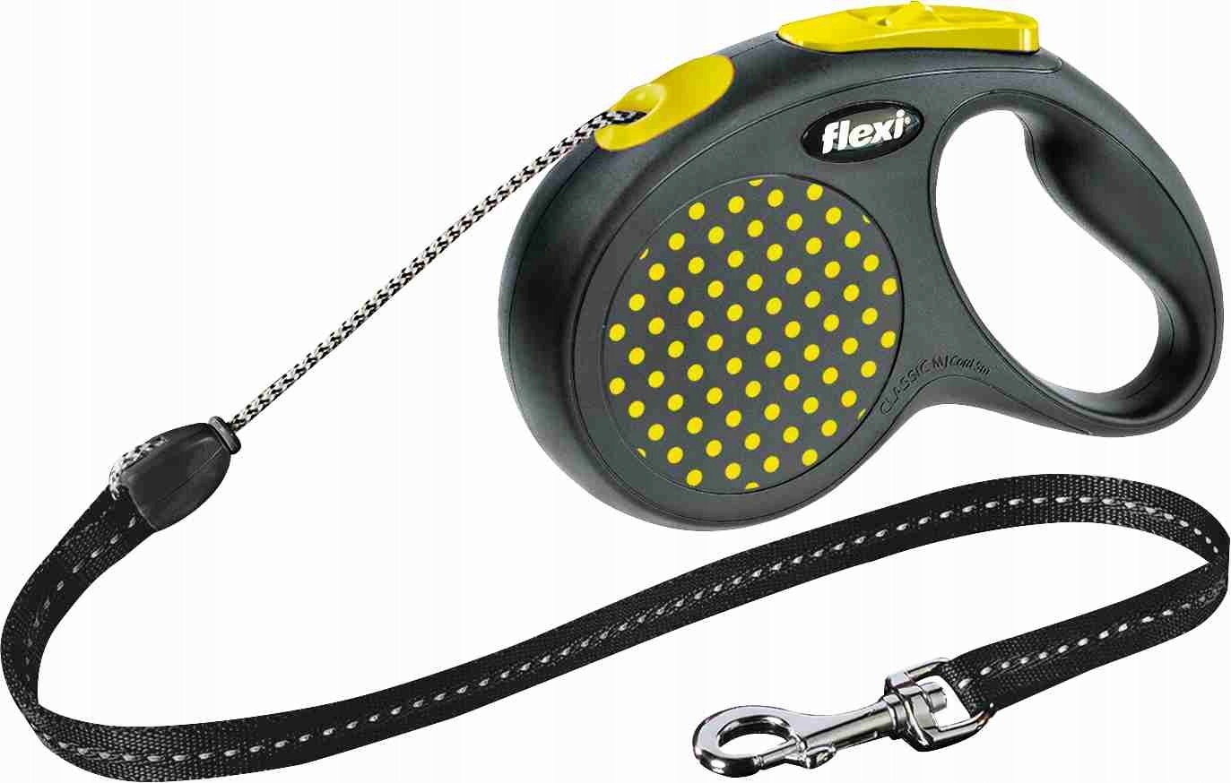 

Flexi Smycz Design, Sznurek , M, 5m Żółta [FL-5611