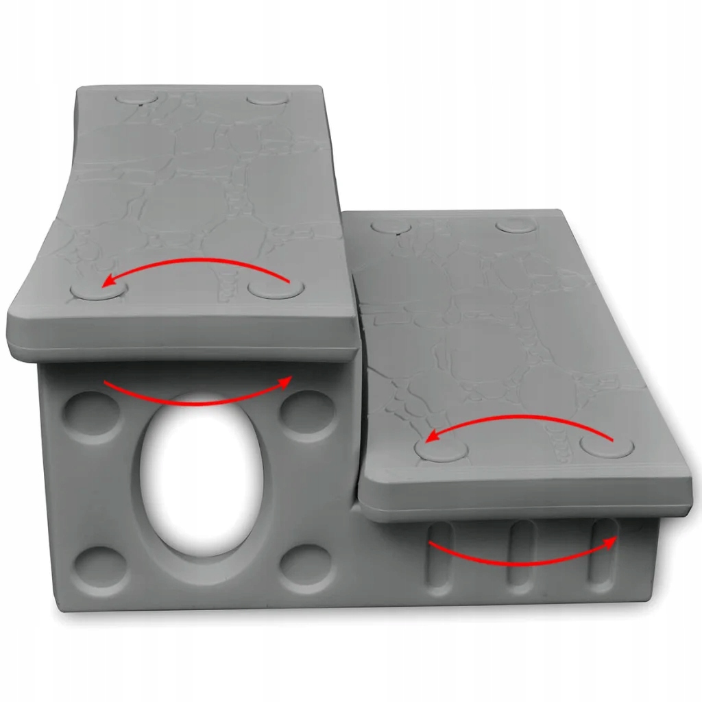 Stopnie do domowego spa, szare Kod producenta 90881