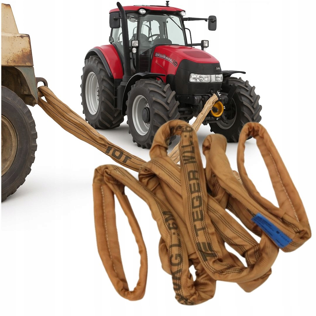 Ťažné Lano 42T Zo Syntetických Vlákien, Dĺžka Ťahu 6 M, Atest Teger