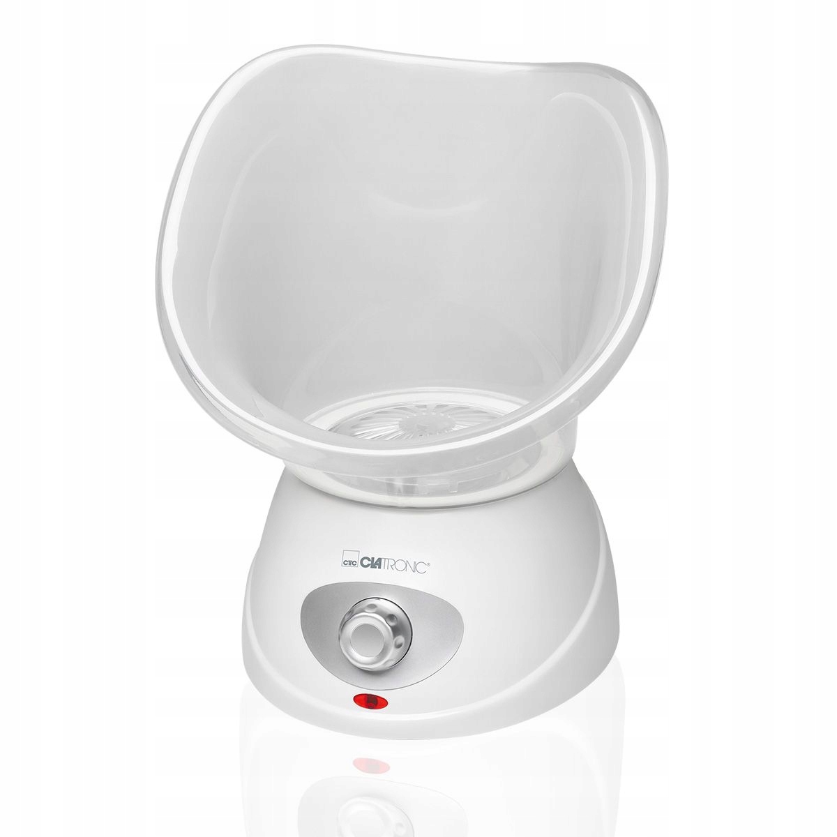 Profesionalus veido garintuvas Clatronic, su aromaterapija, su inhaliatoriumi, 130 W, baltas