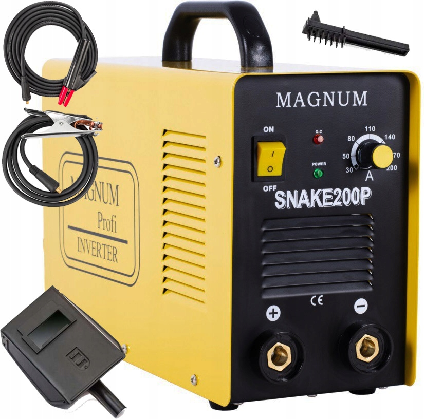 ЗВАРЮВАЛЬНИЙ АПАРАТ MAGNUM SNAKE 200P 200A 230V