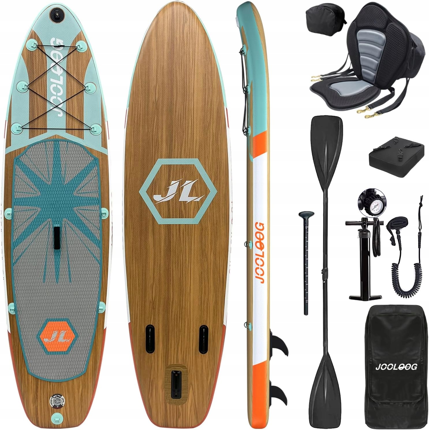 Deska Sup z funkcją kajaka 2w1 z akcesoriami 320 cm x 81 x 15 cm