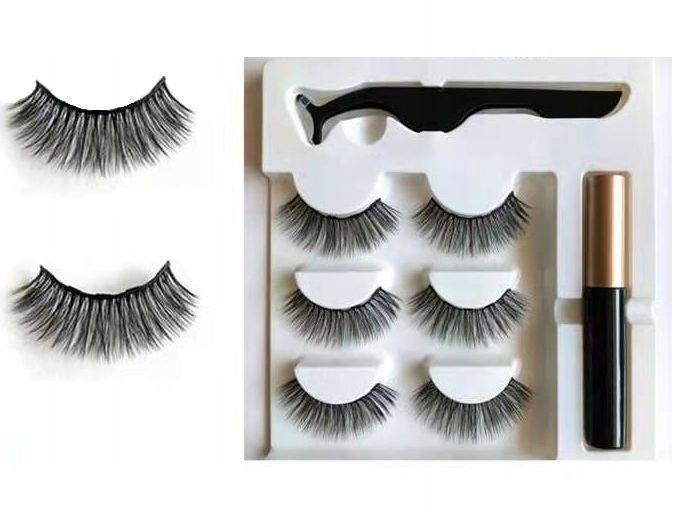 

Rzęsy Magnetyczne+ Pęseta+ Eyeliner rozm. 12-18 mm