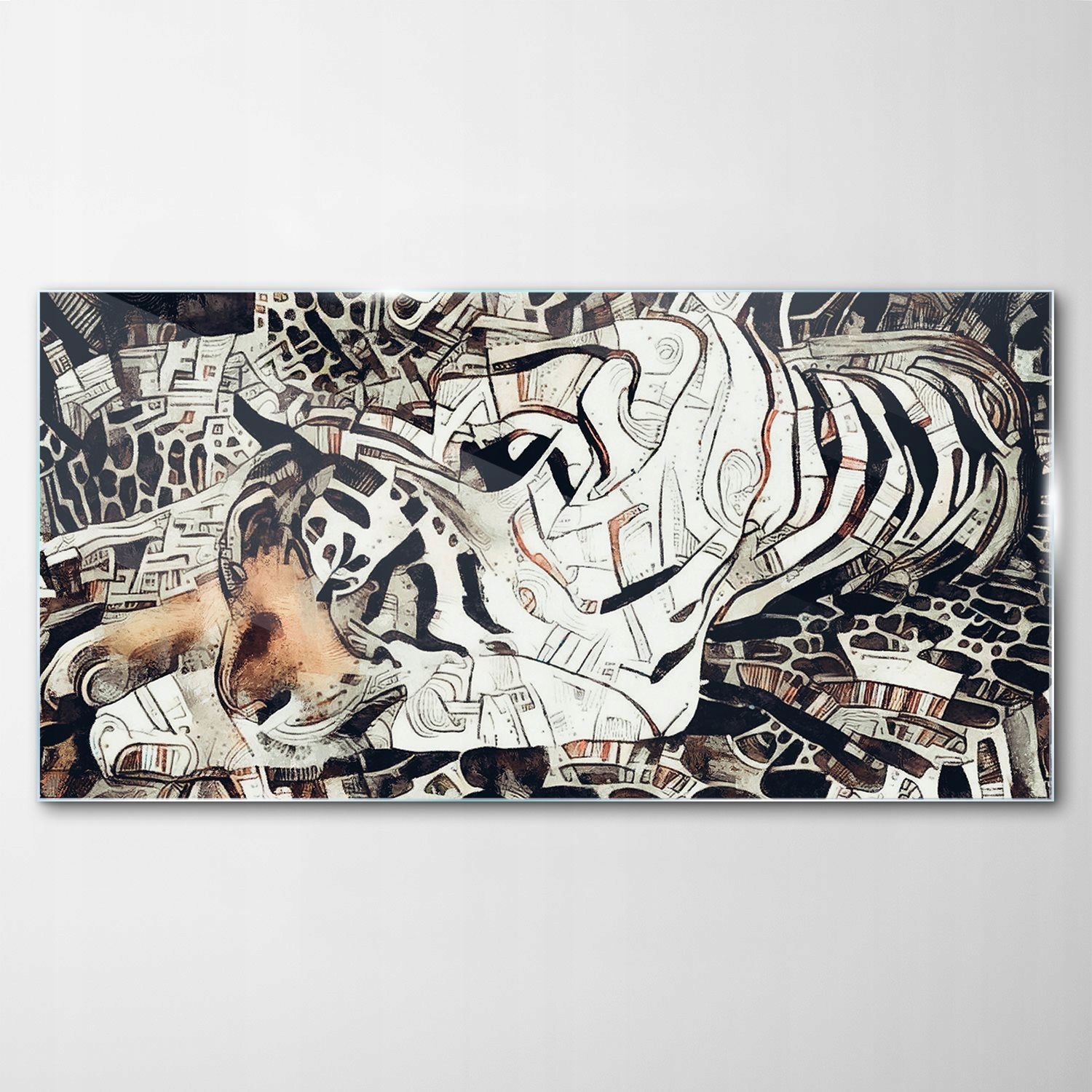 

Hartowany Obraz Szklany Zwierzę Kot Tygrys 100x50